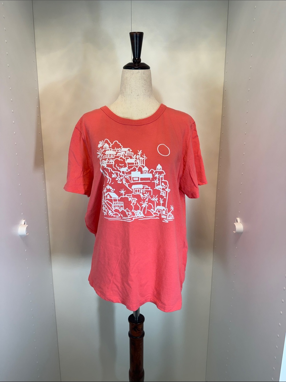 Old Navy Coral Crewneck Tee